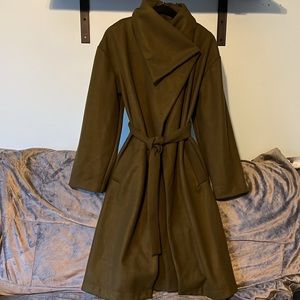 NWT Shinestar Collection Olive Coat Size Medium